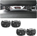 BELOMI 4 Pack Car Headrest Collars, Bling Car Head Rest Collars Rings Decor by BELOMI