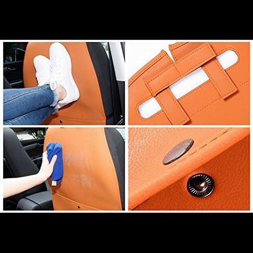 HCMAX 2 Pack Kick Mat Car Seat Back Protector Waterproof Easy to Clean - Image 6