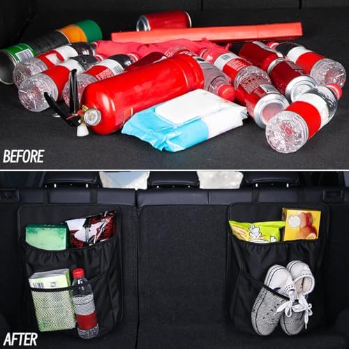 HZEL Car Trunk Organizer, Vehicle Backseat Hanging Storage Bag - Image 3