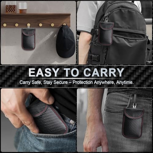 LivTee Faraday Key Fob Protector, RFID Blocking Faraday Bag - Image 6