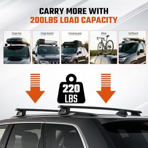 Rack Cross Bars Heavy Duty Aluminum fit - Image 3