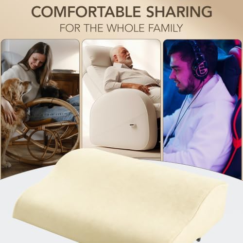 Lumbar Support Pillow for Recliner, Large Memory Foam Back Support Cushion for - Image 6
