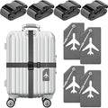 Weewooday 8 Pcs Luggage Straps Suitcase Tags Set by Weewooday