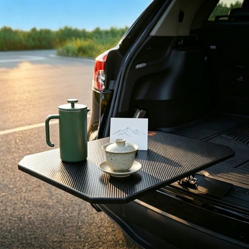 Rear Trunk Table, Foldable Adjustable Tailgate Camping Table by Unknown