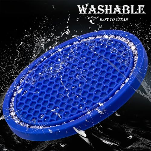 4PCS Bling Cup Holder Coaster, 2.75 Inch Auto Car Cup Holder Insert Coasters - Image 5