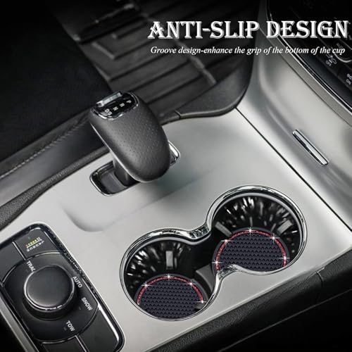 4PCS Bling Cup Holder Coaster, 2.75 Inch Auto Car Cup Holder Insert Coasters - Image 3
