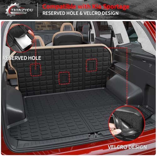 Cargo Mat & Backrest Mats for 2023-2026 Kia Sportage Accessories - Image 4