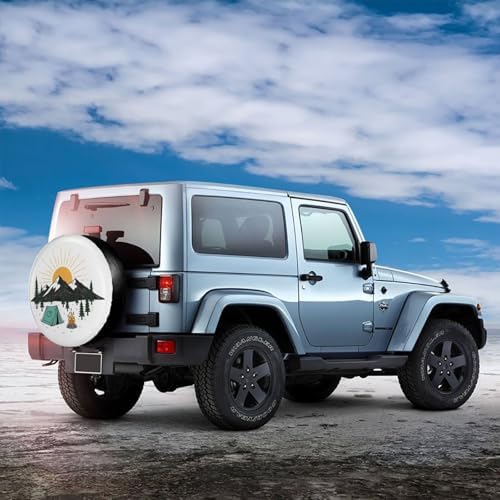 Mountain Camping Spare Tire Cover Wheel Protector Universal Fit - Image 4