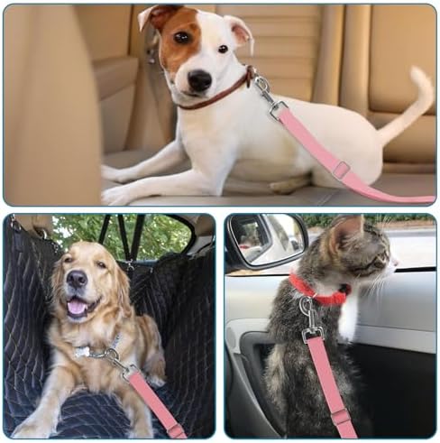 Adjustable pet cat and Dog car seat Belts. The Safety Belt fits Any car - Image 6
