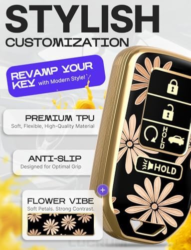 Lucrum Compatible with Honda Key Fob Cover & Keychain - Image 3