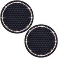 2PCS Bling Cup Holder Coaster, 2.75 Inch Auto Car Cup Holder Insert Coasters by MEAJOO