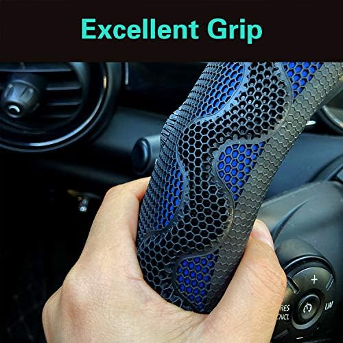 PINCTROT Small Size 14In Round Steering Wheel Cover Great Grip - Image 4