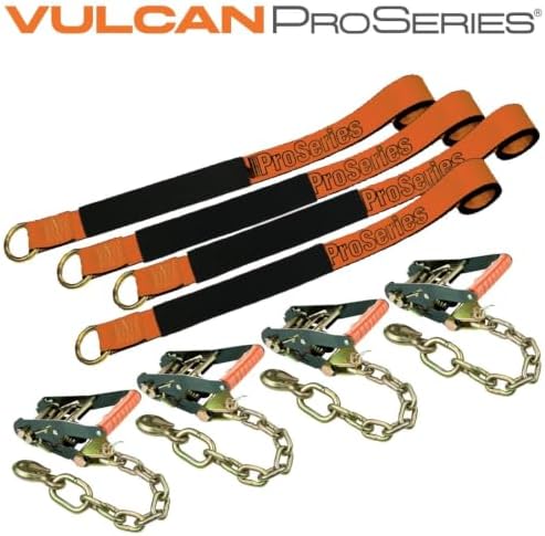 VULCAN Car Tie Down with Chain Anchors - Image 2