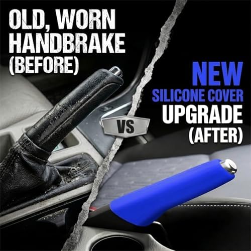 Car Handbrake Cover, Anti-Slip Silicone Automotive Handle Grip Protector - Image 5