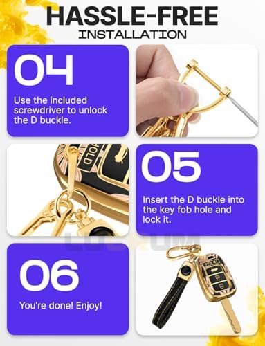 Lucrum Compatible with Honda Key Fob Cover & Keychain - Image 7