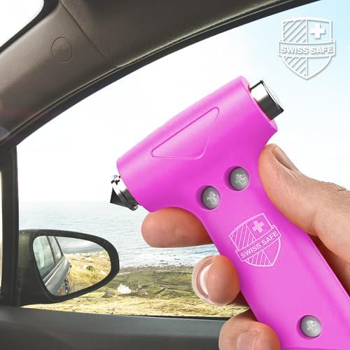 Swiss Safe Car Safety Hammer Window Breaker Tool - Image 5