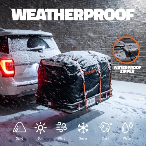 Mockins 70"x30"x6" XXL Folding Cargo Hitch Carrier - Image 6
