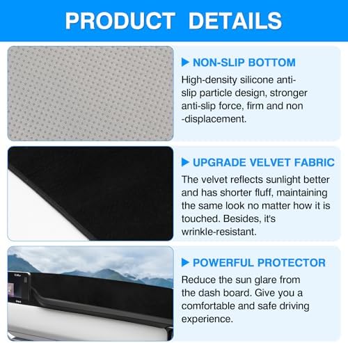 Autorder Dashboard Cover Mat for 2024 2025 2026 Mazda CX-90 CX90 Accessories - Image 6