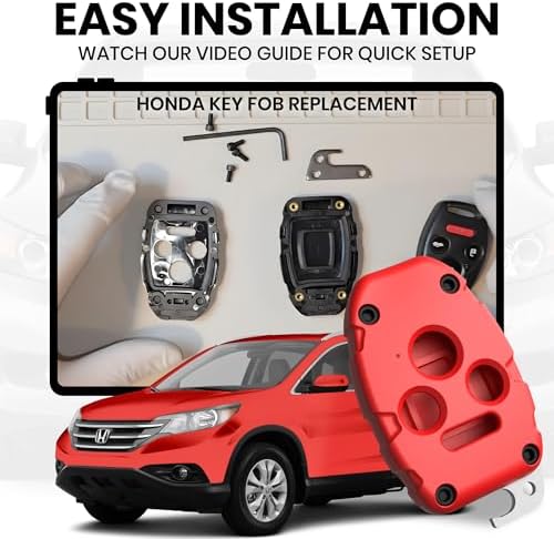 USA-Made for Honda Key Fob Shell | Crack-Resistant & Durable | Seamless Fit | - Image 4
