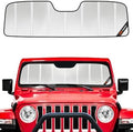 Pigenius Windshield Sun Shade for Jeep Wrangler 2018-2026, Gladiator 2020-2026 by Pigenius
