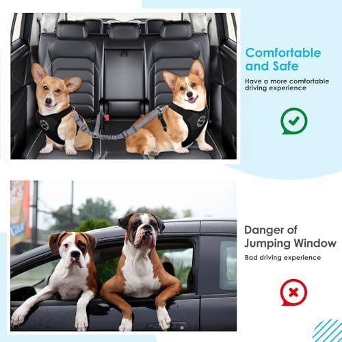 SlowTon Double Dog Seat Belt for Car - Image 6