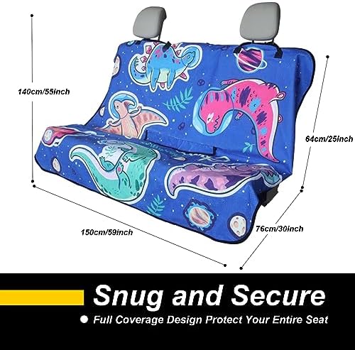 Back Seat Cover for Car Trucks Van SUV, Waterproof Rear Bench Towel Seat Covers - Image 2