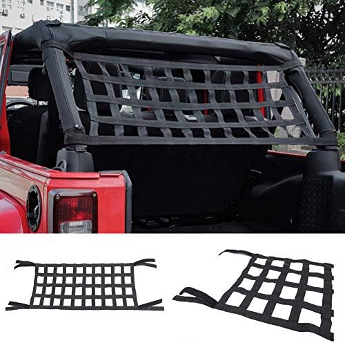 Rear Top Cargo Net Rear Cargo Net Car Roof Hammock Mesh Shade High Strength by Horett