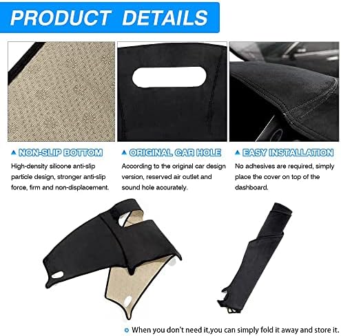 Autorder Dashboard Cover Mat for Chrysler PT Cruiser 2001 2002 2003 2004 2005 - Image 5
