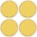 4PCS Bling Cup Holder Coaster, 2.75 Inch Auto Car Cup Holder Insert Coasters by MEAJOO