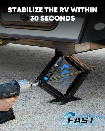 Kohree 7500lbs RV Stabilizer Leveling Scissor Jacks 24" - Image 5