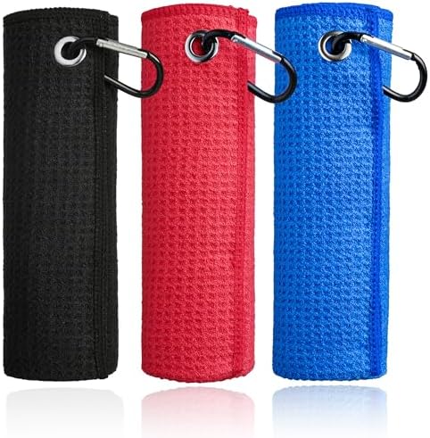 Mile High Life Microfiber Golf Towel 3 Pack Waffle by MileHighLife