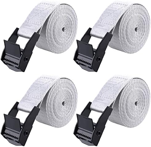 TRIWONDER Cinch Tie Down Strap Lashing Straps Heavy Duty Nylon Straps by TRIWONDER