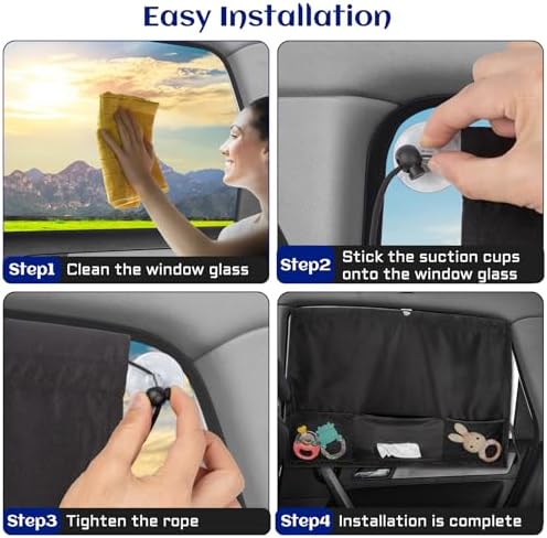 Car Window Shades, Car Window Curtain - Image 7