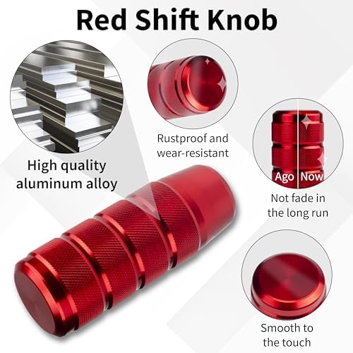 ecocstm Car Shifter Knob, Aluminum Gear Shift Style Knobs, Car Accessories - Image 3