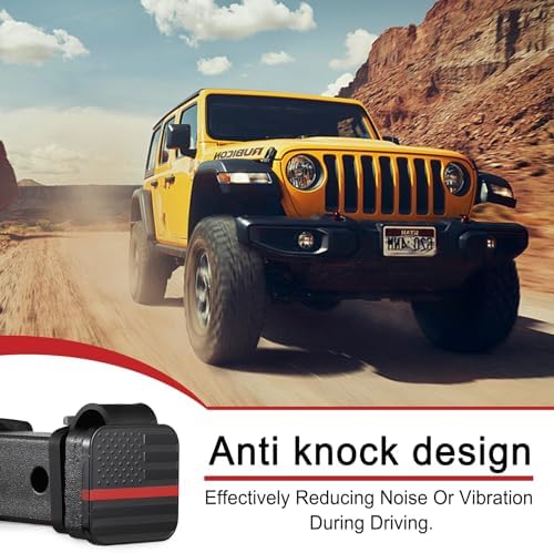 SINGARO 2 Inch Universal Flag Tow Hitch Covers, Trailer Hitch Cover Tube Plug - Image 6
