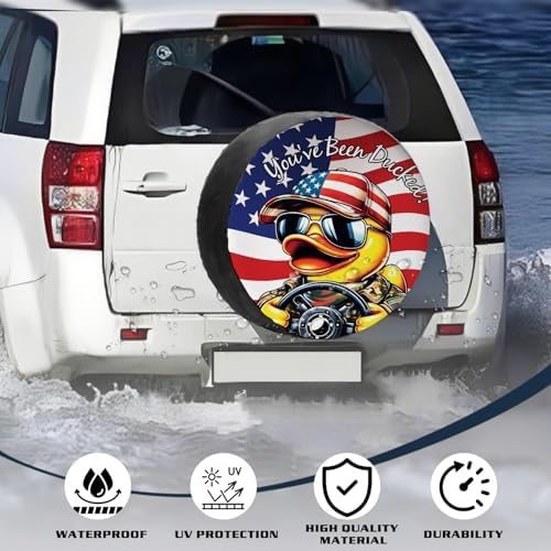 Waterproof PU Leather Spare Tire Cover - Image 5