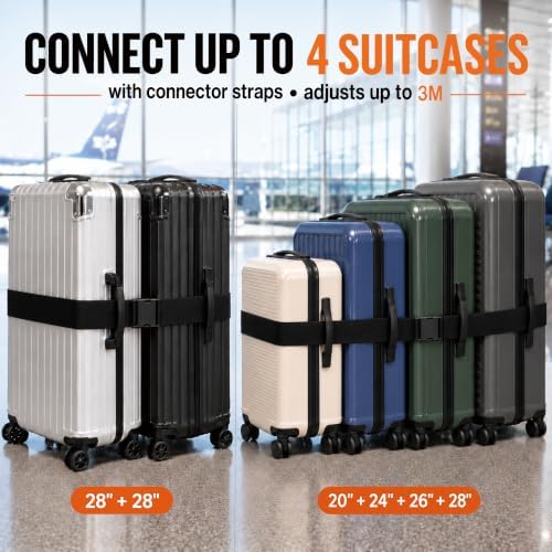 7 Pack Adjustable Luggage Straps - Image 6