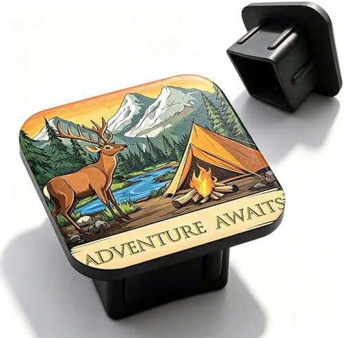 Adventure Awaits Hitch Cover Fits by Unknown