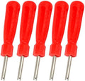 Senzeal 5Pcs Plastic Handle Car Valve Core Removal Single Head Tire Repair Tools by Senzeal