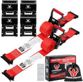 Wheel Chock Tie Down Kit, Heavy Duty Trailer Tire Straps Kit by ARMORLOGISTICS