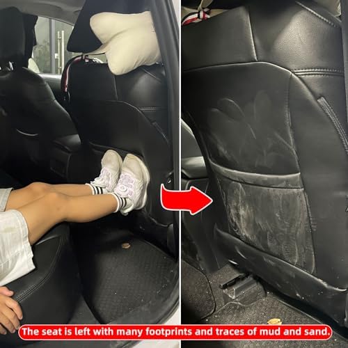 TAIKOO Seat Back Protector, Shields Seat Backs From Kicks and Adds Storage - Image 5