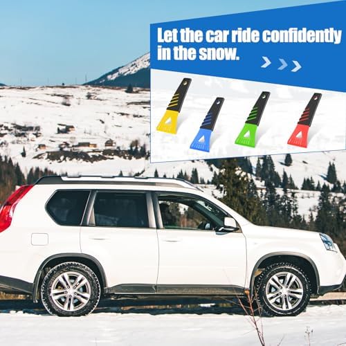 Frienda 4 Pcs Ice Scraper for Car Windshield Snow Frost Removal - Image 7