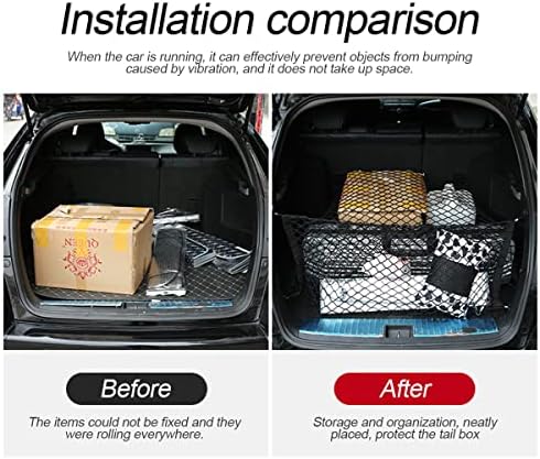 Adjustable Elastic Car Trunk Cargo Net, 43.3"x 15.8" - Image 4