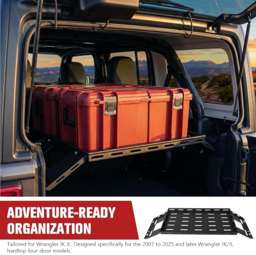 Metal Tailgate Table for SUV Wrangler JK JL 2007-2025+, Heavy Duty Foldable - Image 6