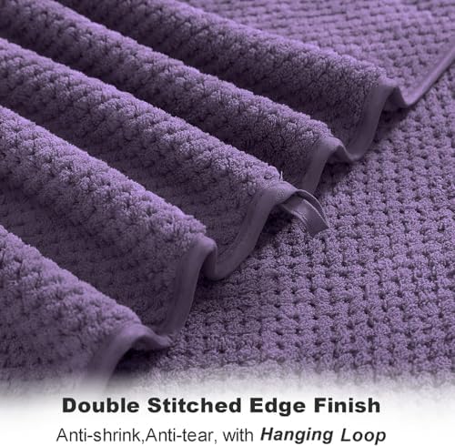 8-Piece Bath Towel Set, 2 Extra Large Bath Towel Sheets, 2 Hand Towels and 4 - Image 3