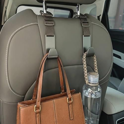 Amooca Anti-drop Car Headrest Hooks 4 Pack Seat Organizer - Image 2