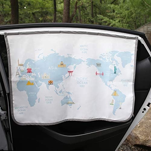 Magnetic Car Sun Shade Curtain for Side Window – Sun Blocker and UV Protector by Unknown