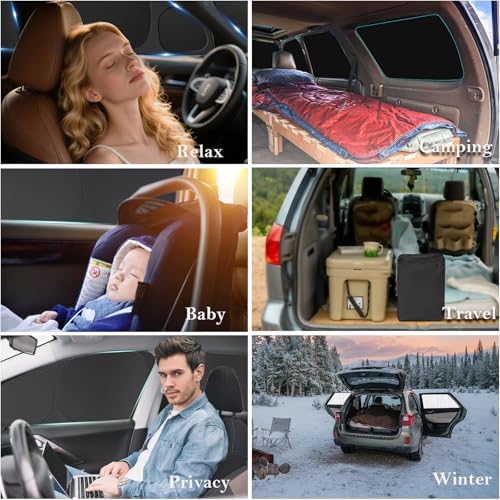 KMF 8pcs Thicken Full Window Sun Shades - Image 6
