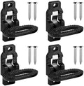 4 Pack Black Folding Safety Step Steel Heavy-Duty Fold Down Utility Body Step by Gedlex