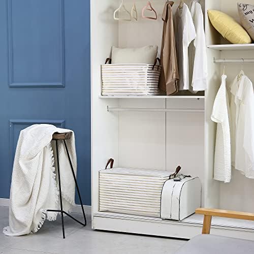Hinwo 70L Extra Large Canvas Storage Bin - Image 3
